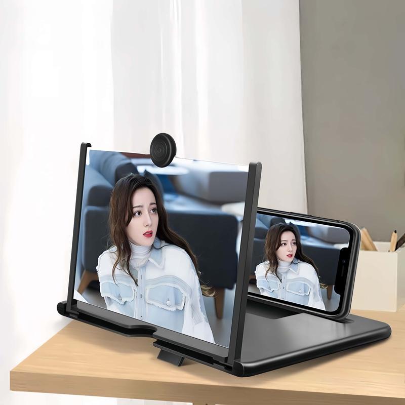 12"Mobile Phone Magnifier - Ultra-HD Screen Magnifier for Easy TV Viewing Orientation for Landscapes Use Eye Protection Full-Screen Mobile Phone Magnification