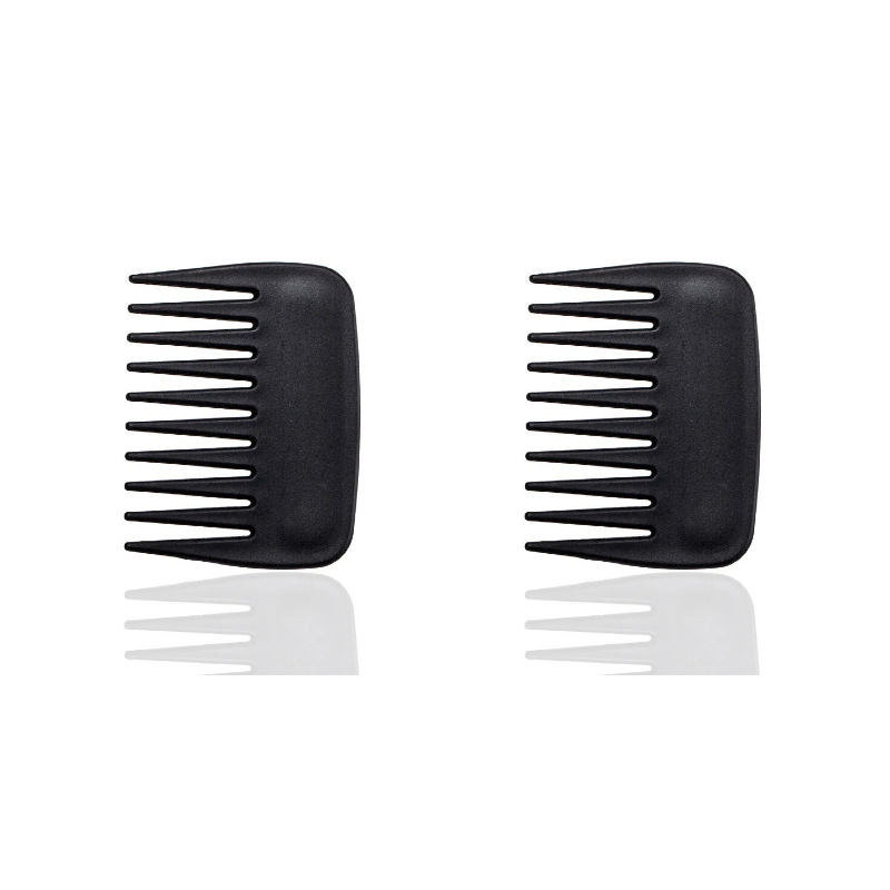 Professional Streaker Anti-Static Wide Tooth Detangling Comb - Handle  for Men Women Curly Wavy Hair