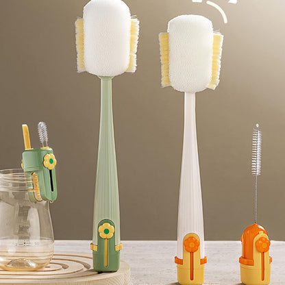 Multifunctional Cup Tool for Washing and Drying Kitchen Use Bottle Cup Brush Efficient