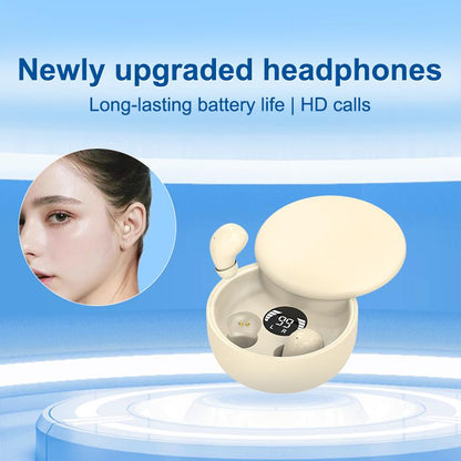 Mini Invisible Headphones Bluetooth 5.4 True Wireless