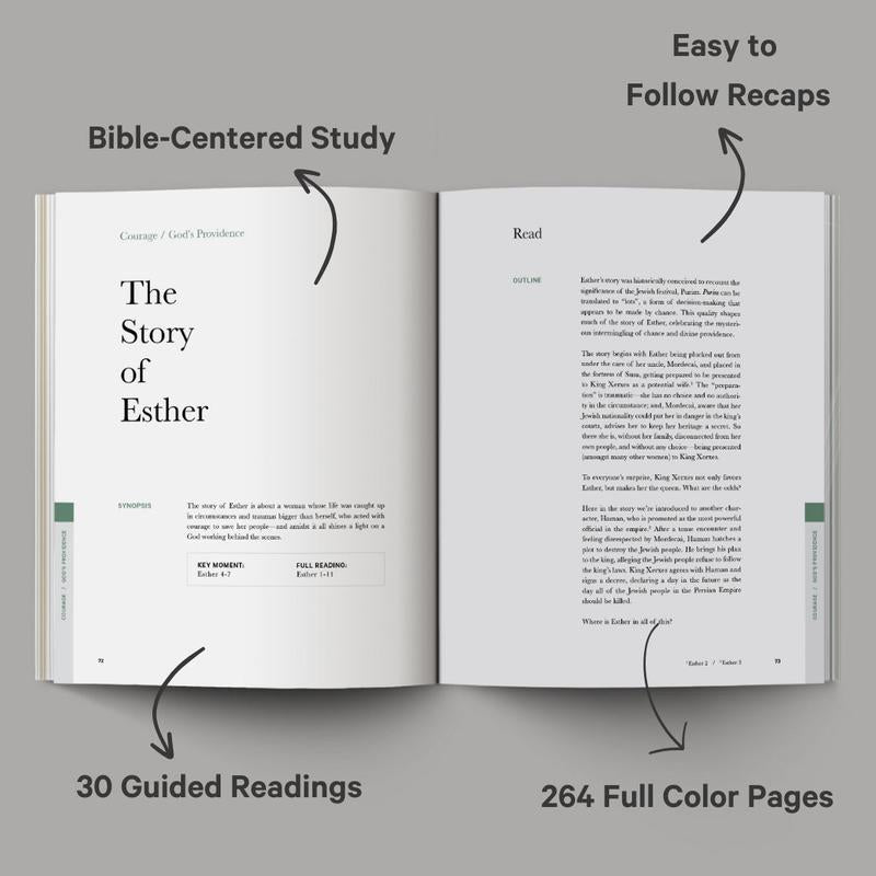 Bible Study Volume 1 | Guided Spiritual Devotional with Daily Prayers, Reflections & Contemplative Artwork | Perfect Christian Gift for Men