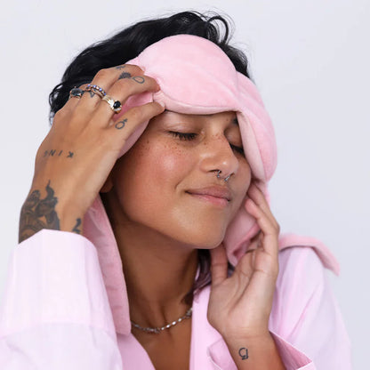 Sleep Mask - The Weighted Blanket For Your Eyes, Deep Sleep, Side-Sleeping Friendly, 100% Blackout
